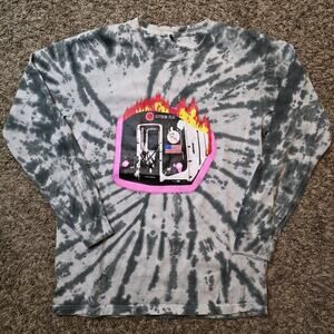 Travis Scott Astroworld Tour 2019 Burning Train BARCLAYS ONLY L/S Tie Dye Size L